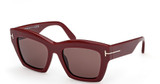 Tom Ford FT1191 shiny bordeaux / brown/69E