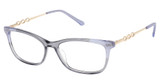 Lulu Guinness Eyeglasses L252 grey/GRY