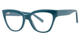 Genevieve Paris Design Eyeglasses PERCEPTION Teal