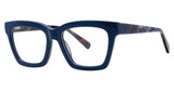 Genevieve Paris Design Eyeglasses UNSTOPPABLE Indigo/Blue marble