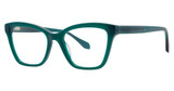 Genevieve Boutique Eyeglasses TACTFUL Jade/Green Crystal