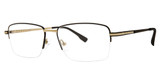 Modz Titanium Eyeglasses CAPTAIN Black/Gold