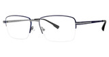 Modz Titanium Eyeglasses CAPTAIN Navy/Gunmetal