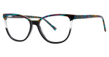 Modern Art Eyeglasses A635 Black/Purple Hz