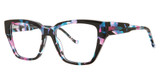 Genevieve Boutique Eyeglasses EMERSYN Fuchsia Marble