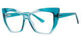 Modern Plastics II Eyeglasses KIMBER Teal Fade
