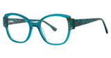 Modern Art Eyeglasses A637 Teal/Turquoise