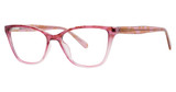 Genevieve Paris Design Eyeglasses WINSOME Pink Crystal Fade