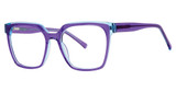 Genevieve Paris Design Eyeglasses EVOKE Purple Cry/Blue
