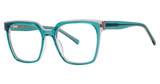 Genevieve Paris Design Eyeglasses EVOKE Teal Cry/Rose