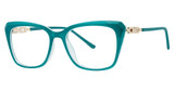 Modern Times Eyeglasses HINT Teal Cry/Gold