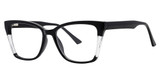 Modern Plastics II Eyeglasses AIMEE Black/Crystal