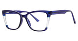 Modern Plastics II Eyeglasses AIMEE Navy/Crystal
