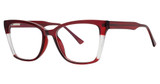 Modern Plastics II Eyeglasses AIMEE Red/Crystal