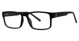 Modern Plastics I Eyeglasses VISIONARY Black Matte