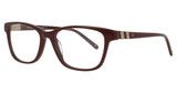 Adrienne Vittadini Eyeglasses 1342 Burgundy