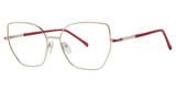 Modern Metals Eyeglasses MELINA Gold/Coral