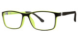 Modern Plastics II Eyeglasses EXPLORER Black Matte/Lime