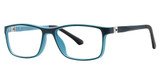 Modern Plastics II Eyeglasses EXPLORER Navy Matte/Blue