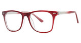 Modern Times Eyeglasses BUFFY Burgundy/Crystal