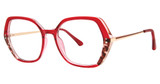 Modern Times Eyeglasses GUSHING Burgundy/Tort