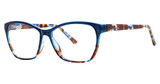 Modern Plastics II Eyeglasses IRENE Blue Marb