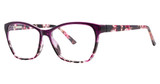 Modern Plastics II Eyeglasses IRENE Plum Marble