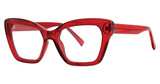Modern Plastics I Eyeglasses CYBILL Cherry Crystal