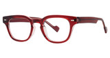 Modern Plastics I Eyeglasses BENEATH Burgundy/Crystal