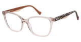 BETSEY JOHNSON Eyeglasses HELLO BEAUTIFUL Tan/TAN