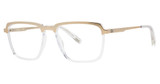 Jhane Barnes Eyeglasses Isometry Crystal/CR