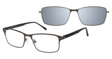 REVOLUTION Eyeglasses STEVEN Gunmetal/GUN