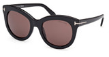 Tom Ford Eyeglasses FT1189 shiny black / brown/01E