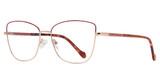 Eye Q Eyewear Eyeglasses MP118 BERRY/GOLD/BERRY
