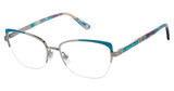 Jimmy Crystal New York Eyeglasses Lucia Aqua/AQUA