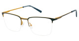 AÉROPOSTALE Eyeglasses AERO3011 Green/Yellow/GREEN/YELLOW