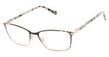 Ted Baker Eyeglasses TKG500 black rose gold/BLK