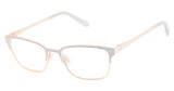 Lulu by Lulu Guinness Eyeglasses LK059 silver/SIL