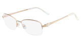 Marchon NYC Eyeglasses TRES JOLIE 173 (780) ROSEGOLD/780