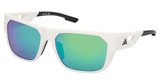 Adidas Sport Eyeglasses SP0102 white / green mirror/21Q