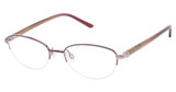 ELLE Eyeglasses EL 13572 Wine/WI