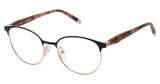 2BB Eyeglasses HOPE BLACK ROSE GOLD/C01