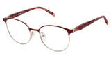 2BB Eyeglasses HOPE BURGUNDY GOLD/C02