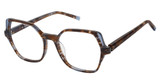 2BB Eyeglasses GERTRUDE BROWN CHAMBRAY/C01