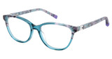 2BB Eyeglasses BETSY TRANS. TEAL/C02
