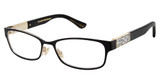 STUART WEITZMAN Eyeglasses WZN 1022/G MT BK GD/0I46