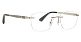 Totally Rimless Eyeglasses Fortis GUNMETAL/GUN
