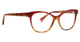 Badgley Mischka Eyeglasses Delphina BROWN HORN/BRH