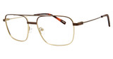 Konishi Eyeglasses KONISHI KF8641 Matte Coffee/Gold/C3