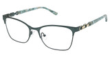 Superflex Eyeglasses SF-1187T TEAL GOLD/M116